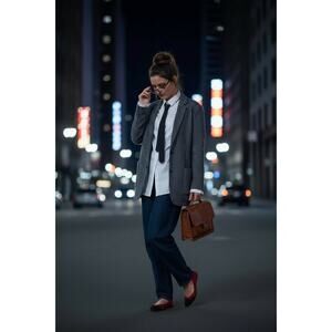 Neill Katter Made in Italy Striped Blazer Grey 52(IT)42(US)(W-16/XL)NWT Ret$495